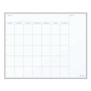 U Brands Magnetic Dry Erase Undated One Month Calendar Board, 20 x 16, White 361U00-01